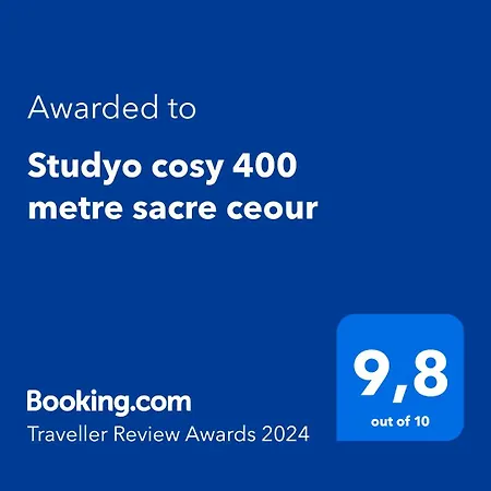 Studyo Cosy 400 Metre Sacre Ceour Apartment Paris Exterior photo